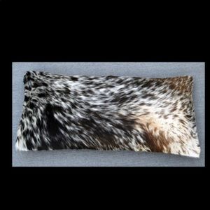 Cowhide pillow